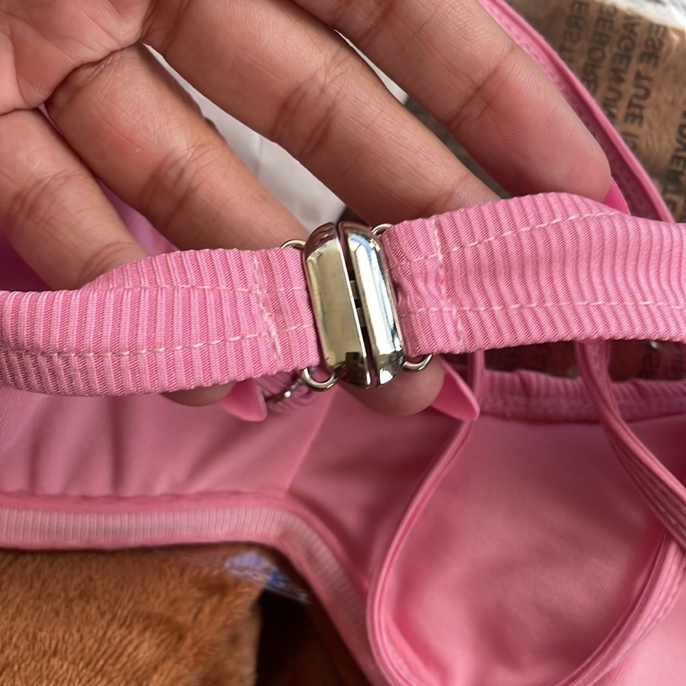 Pink Ribbed bikini Hot Miami Styles L - Picture 5 of 5